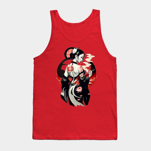 Kimino Japan Taiwan Tank Top by SaMario_Styles